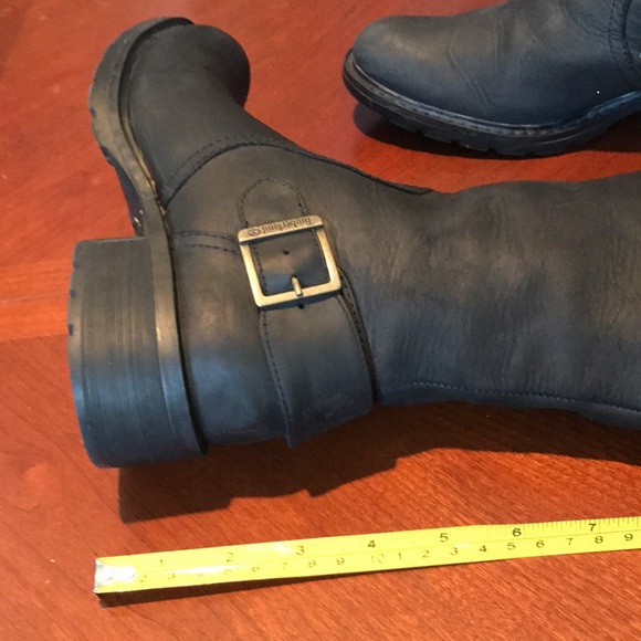 Timberland black leather boots size 7M - Picture 7 of 16